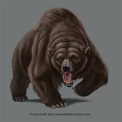 ArtStation - Cave Bear | Cave bear, Bear art, Bear character design