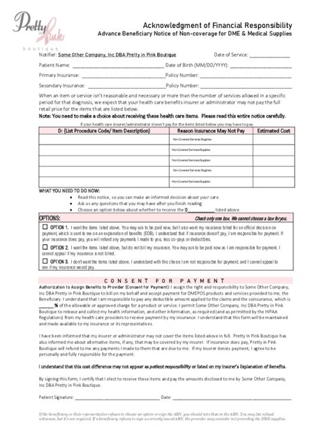 Fillable Online Essentials Of Advance Beneficiary Notice Abn Fax Email Print Pdffiller