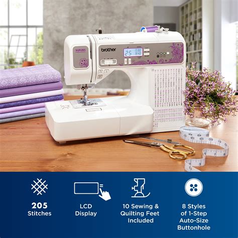 Brother SQ9285 Computerized Sewing And Quilting Machine With Wide Table ...