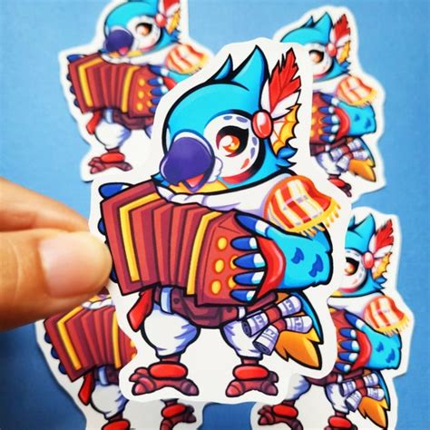 Chibi Kass Vinyl Sticker Legend Of Zelda Breath Of The Wild Etsy