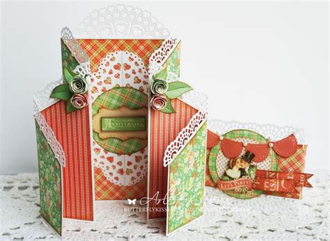 Time To Celebrate Zig Zag Card By Arlene Cuevas Fancy Fold Cards