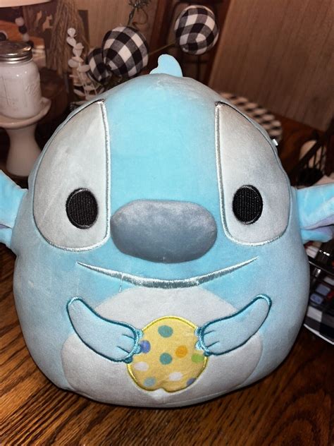 Squishmallows Disneys Stitch W Easter Egg Rare Exclusive Ebay