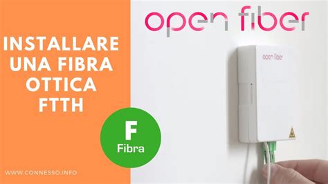 Come Si Installa Una Fibra Ottica FTTH In Casa By Open Fiber YouTube