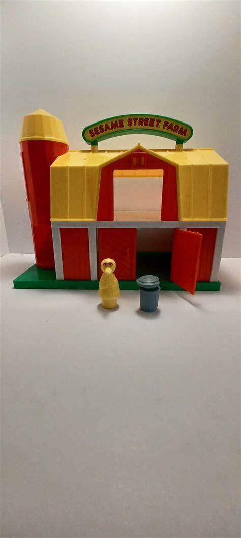 Vintage 1990s Tyco Sesame Street Farm Barn With 2 Fisher Pricr Etsy