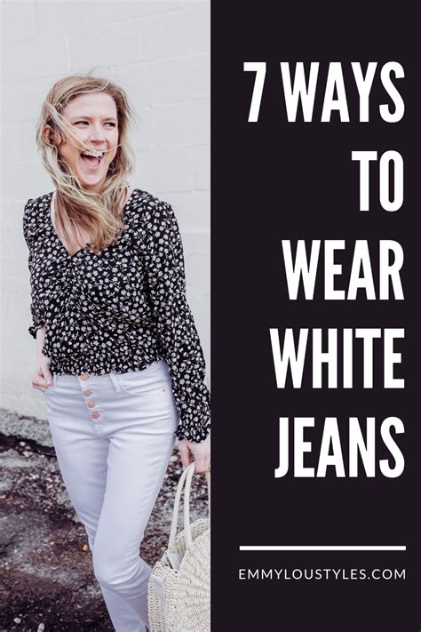 7 Ways To Style White Jeans Artofit