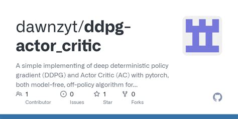 GitHub - dawnzyt/ddpg-actor_critic: A simple implementing of deep ...