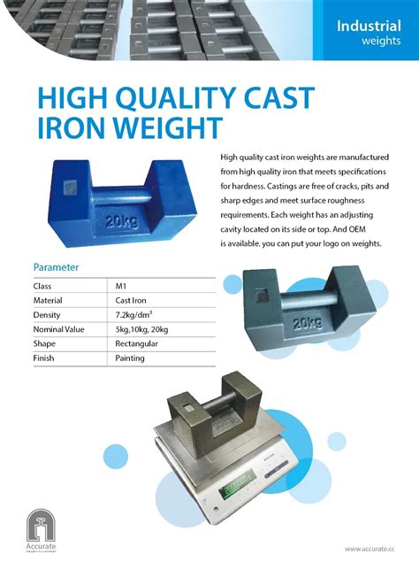 F Class Mg Kg Calibration Weights Set Standard Weights For