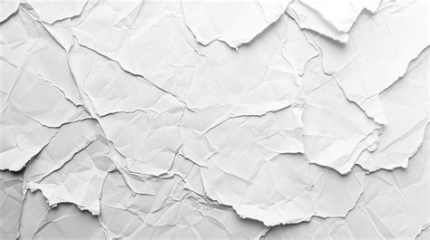 Premium AI Image | Ripped white paper texture