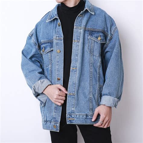 Mode Herfst En Winter Koreaanse Oversize Denim Jas Grandado