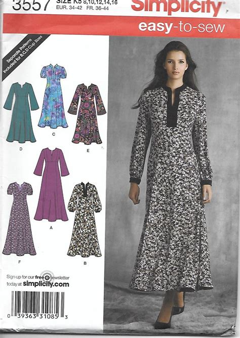 a woman's dress and coat sewing pattern