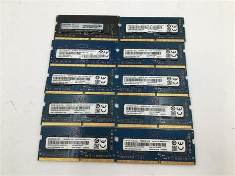 Yahooオークション 【ramaxel 他】ノートpc用 メモリ 4gb Ddr4大量