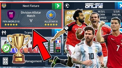 FIFA World XI Allstar XI Final Dream League Soccer 2018 Gameplay