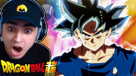 ULTRA INSTINCT Dragon Ball Super REACTION Episode 109 110 YouTube