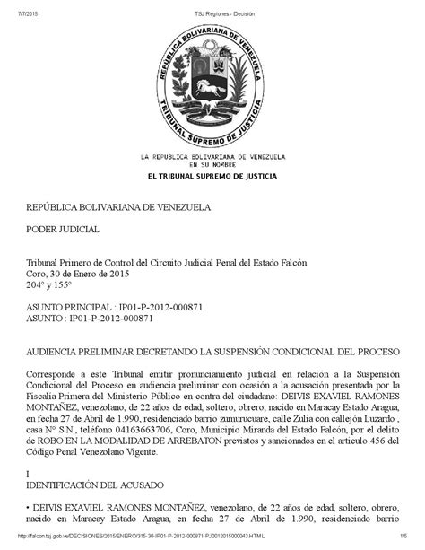 Modelo De Sentencia Penal