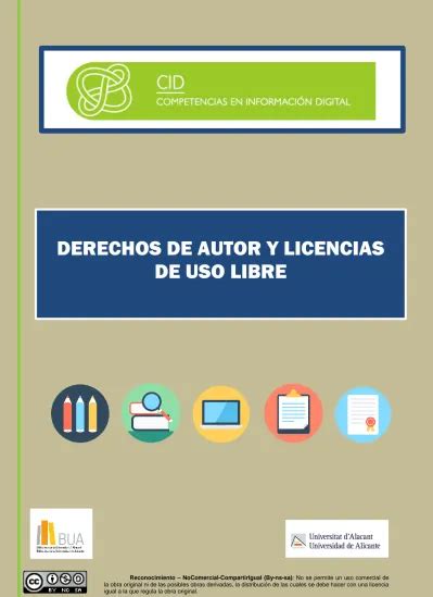 Derechos De Autor Y Licencias De Uso Libre