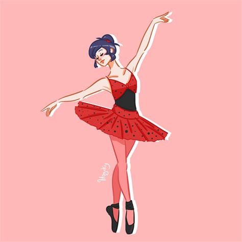 Miraculous Ballet Au Marinette Cheng By Hogekys On Deviantart