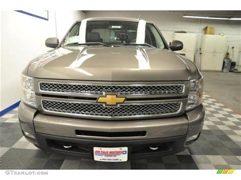 Mocha Steel Metallic Chevrolet Silverado Ltz Crew Cab X