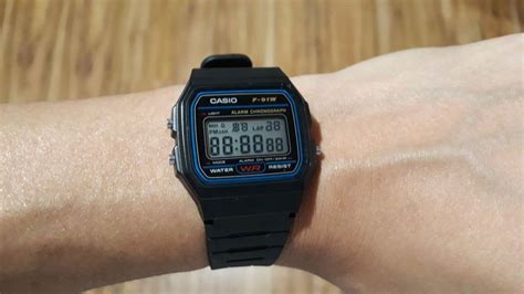 Casio F91w Review Retro Digital Sport Watch Gentleman Within