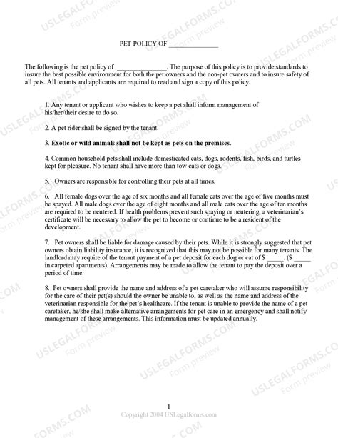 Hotel No Pet Policy Template at Antonio Fore blog