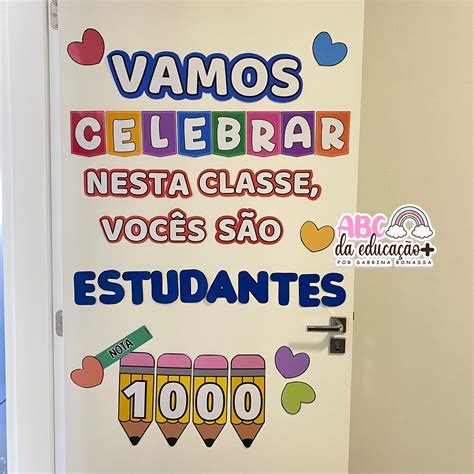 Decoração Dia Do Estudante - Decoração de Porta – Dia do Estudante – Loja ABC da Educação Mais – Por ...