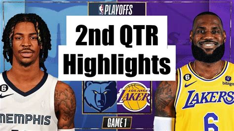 Lakers Vs Grizzlies Full Game Highlights Nd Qtr Apr Nba