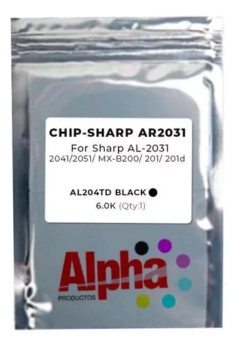 Chip Para Sharp Al 2031 Al 2041 Al 2051 Al 2061 Al 204td Meses Sin