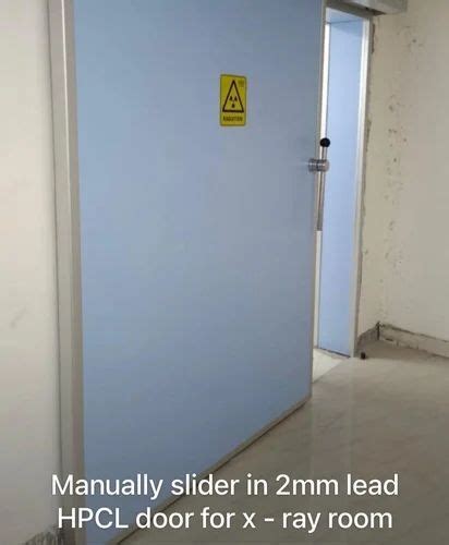 Blue Hpcl Mm Lead Line Sliding X Ray Room Door At Rs In