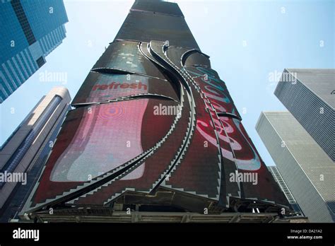 Coca Cola Billboard Seen In Times Square In New York On Friday June