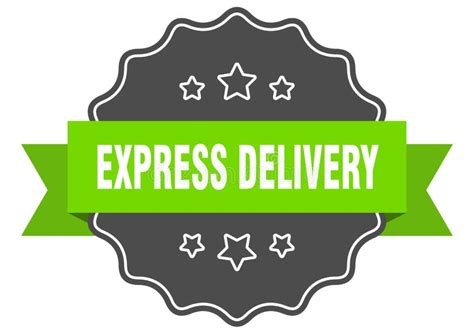 express delivery label stock vector illustration  express