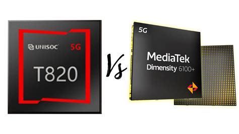 Unisoc T820 Vs MediaTek Dimensity 6100 Plus Mid Range Chipset