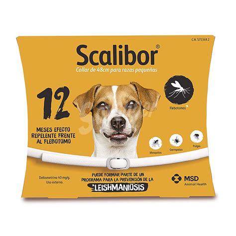 Scalibor Collar Antiparasitario Para Perros Talla Peque A Mediana Cm