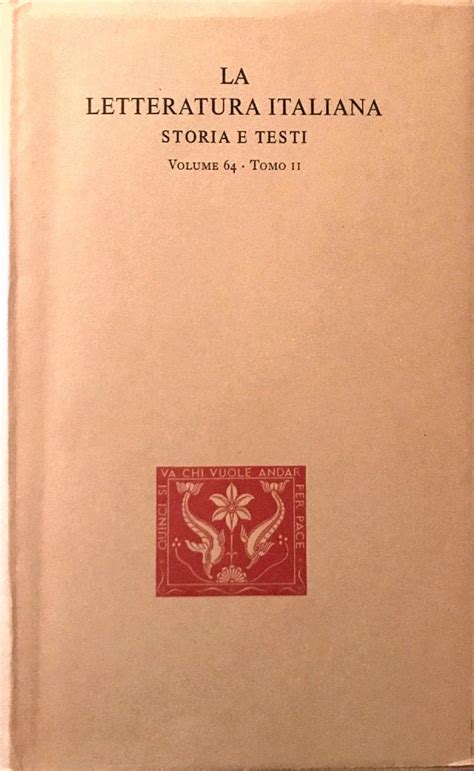 La Letteratura Italiana Storia E Testi By Aldo Borlenghi Molto Buono