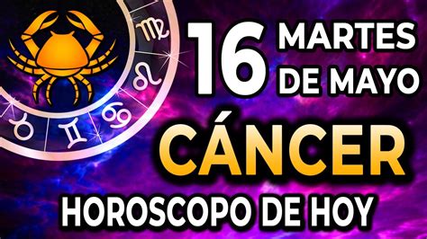 🙌𝐒𝐄 𝐓𝐄 𝐕𝐀 𝐀 𝐃𝐀𝐑 𝐋𝐎 𝐐𝐔𝐄 𝐀𝐍𝐓𝐄𝐒 𝐓𝐄 𝐍𝐄𝐆𝐀𝐑𝐎𝐍😲😍horoscopo De Hoy CÁncer♋ 16 De