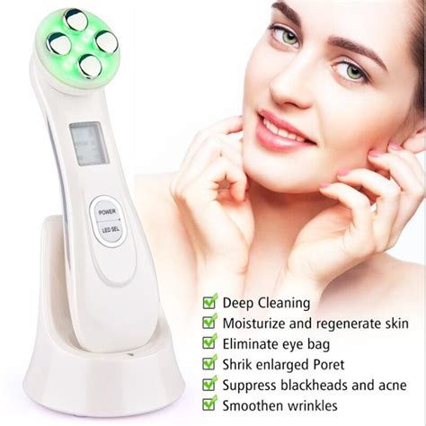 Face Skin Ems Rf Beauty Instrument Facial Mesotherapy Electroporation