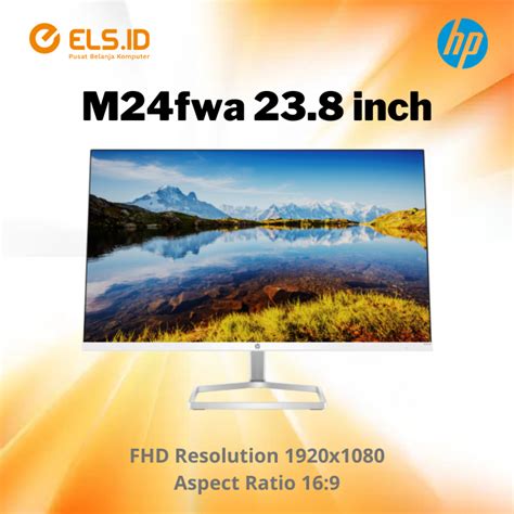 Jual Monitor HP LED 23 8 M24fwa FHD 99 SRGB Shopee Indonesia