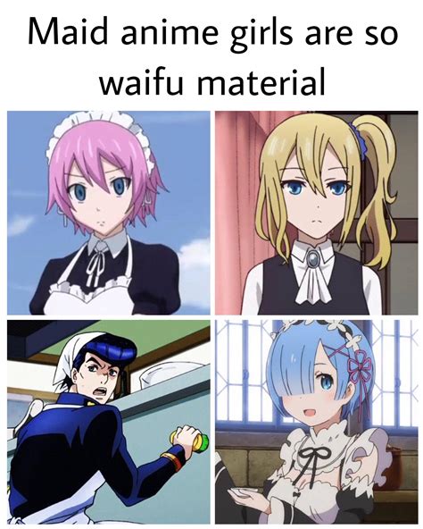 Josuke best maid waifu : r/Animemes