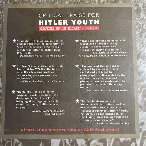 Hitler Youth Growing Up In Hitlers Shadow By Susan Bartoletti Free