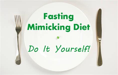 Fasting Mimicking Diet Do It Yourself Guide With Images Longevity