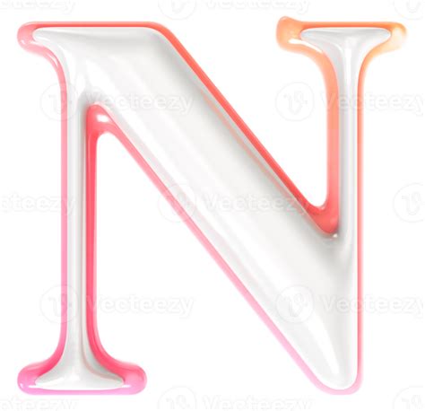 N Font 3d Render 48334153 Png