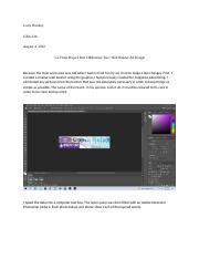 5 2 Final Project Part I Milestone Two Web Banner Ad Rough Docx Carly