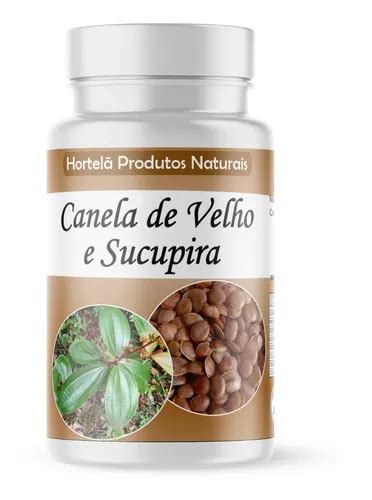 Canela De Velho E Sucupira 100 Natural 60 Cápsulas De 500mg MercadoLivre