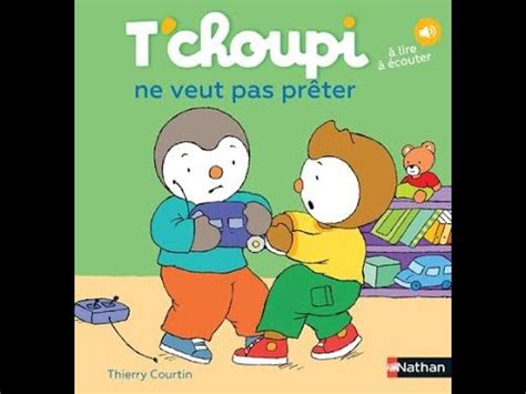 Lecture de PAPA Livre T choupi ne veut pas prêter Tchoupi n2