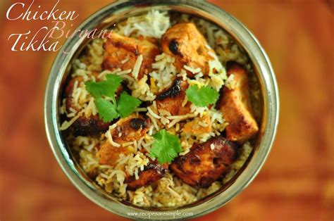 Chicken Tikka Biryani Lighter And Simple To Make