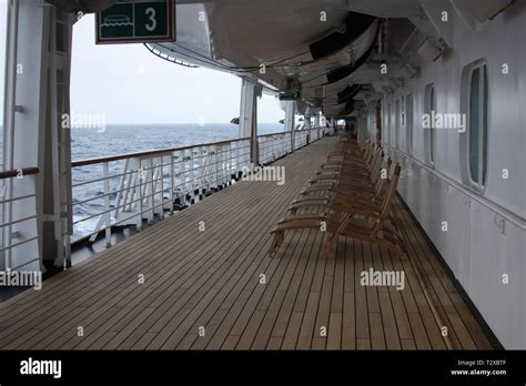 Cruise Ship Deck Stock Photo - Alamy