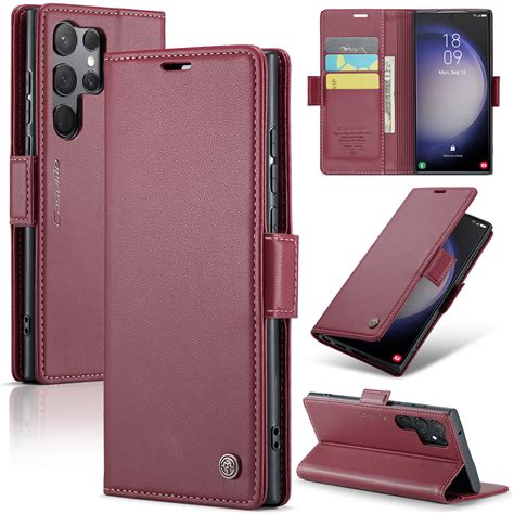 Jiahe Cover For Samsung Galaxy S20 Ultra Wallet Case With Card Holder Standwith Rfid Blocking