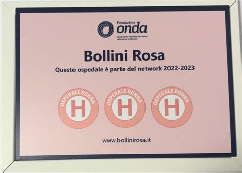 Asl Viterbo Da Fondazione Onda La Conferma Dei Tre Bollini Rosa All