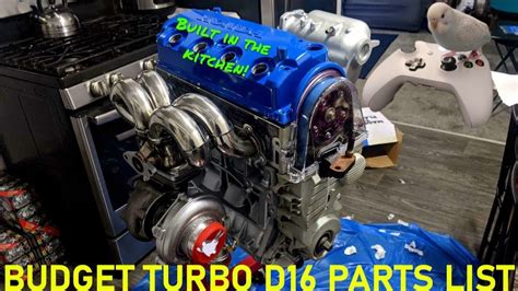 Honda D16 Turbo Parts List Youtube