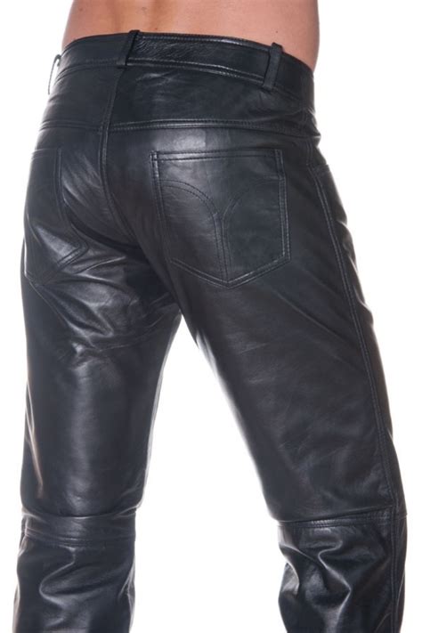 Pantalon Homme Last Rebels Pantalon Normal Ag Black Cuir City