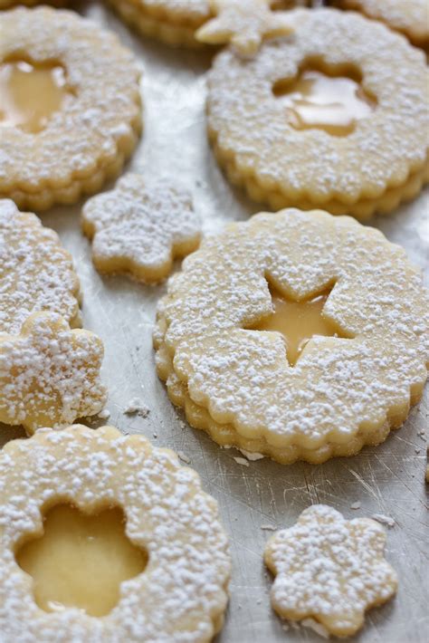 Nut-Free Linzer Cookies with Lemon Curd - Lane Bakery