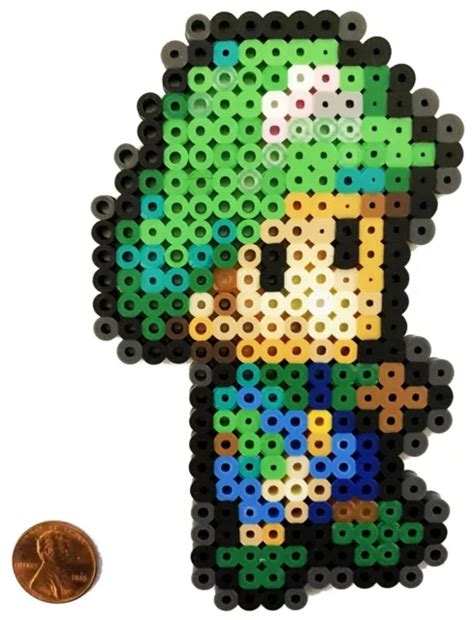 Luigi Mario Bros Perler Bead Pattern Bead Sprites Characters Fuse The Best Porn Website